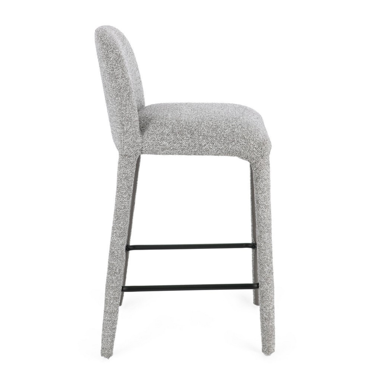 BT ANKARA Grey design Upholstered indoor bar stool